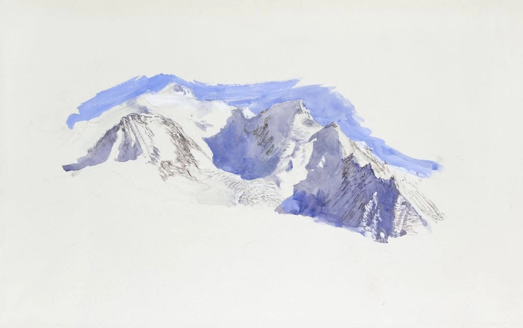 Il Monte Bianco, da Saint - Martin sur Arve, Ashmolean Museum, University of Oxford